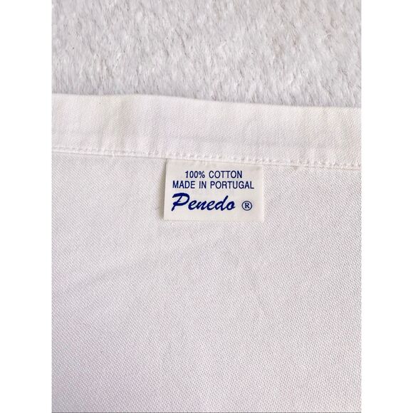 Penedo - 100% COTTON MADE IN PORTUGAL - set of 2 - 19 x 11 1/2 inches white clot - Picture 2 of 7
